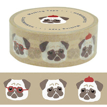 Load image into Gallery viewer, Pug Painter Washi Masking Tape | Hama Bunsyo (Japan)
