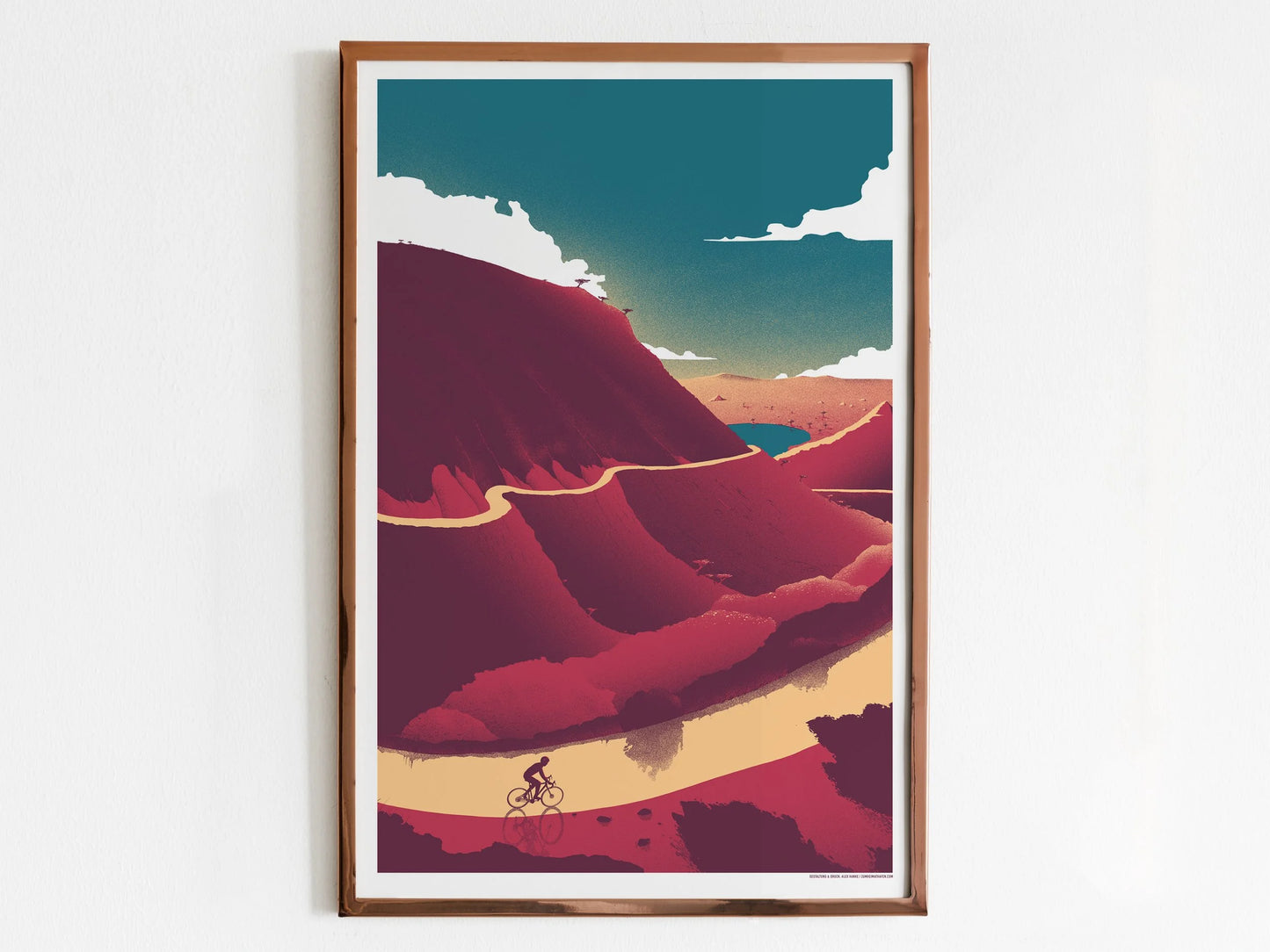 The Mountains IIII Screen Print | Alex Hanke (Hamburg)