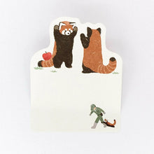 Load image into Gallery viewer, Red Panda Sticky Notepad | NB Co. (Japan)