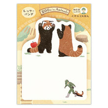Load image into Gallery viewer, Red Panda Sticky Notepad | NB Co. (Japan)