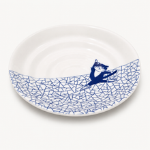 Load image into Gallery viewer, Ice Skating Cat Dish | Porcelain (Japan)