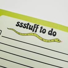 Load image into Gallery viewer, Ssstuff To Do Notepad | Amy K Nalley (TX)