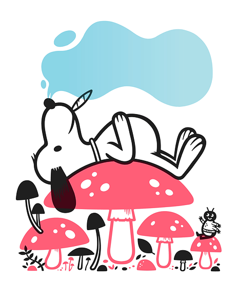 Portrait of the Artist En Repose Screenprint | The Little Friends of Printmaking (CA)