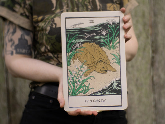 Strength Risograph Print | Sarah Welch (TX)