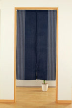 Load image into Gallery viewer, Indigo Chitose Striped Noren Curtain | Narumi (Japan)