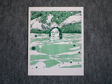 Load image into Gallery viewer, Swamp Teen Risograph Print | Sarah Welch (TX)