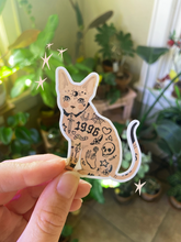 Load image into Gallery viewer, Tattoo Cat Sticker | Rachele Cromer (OK)