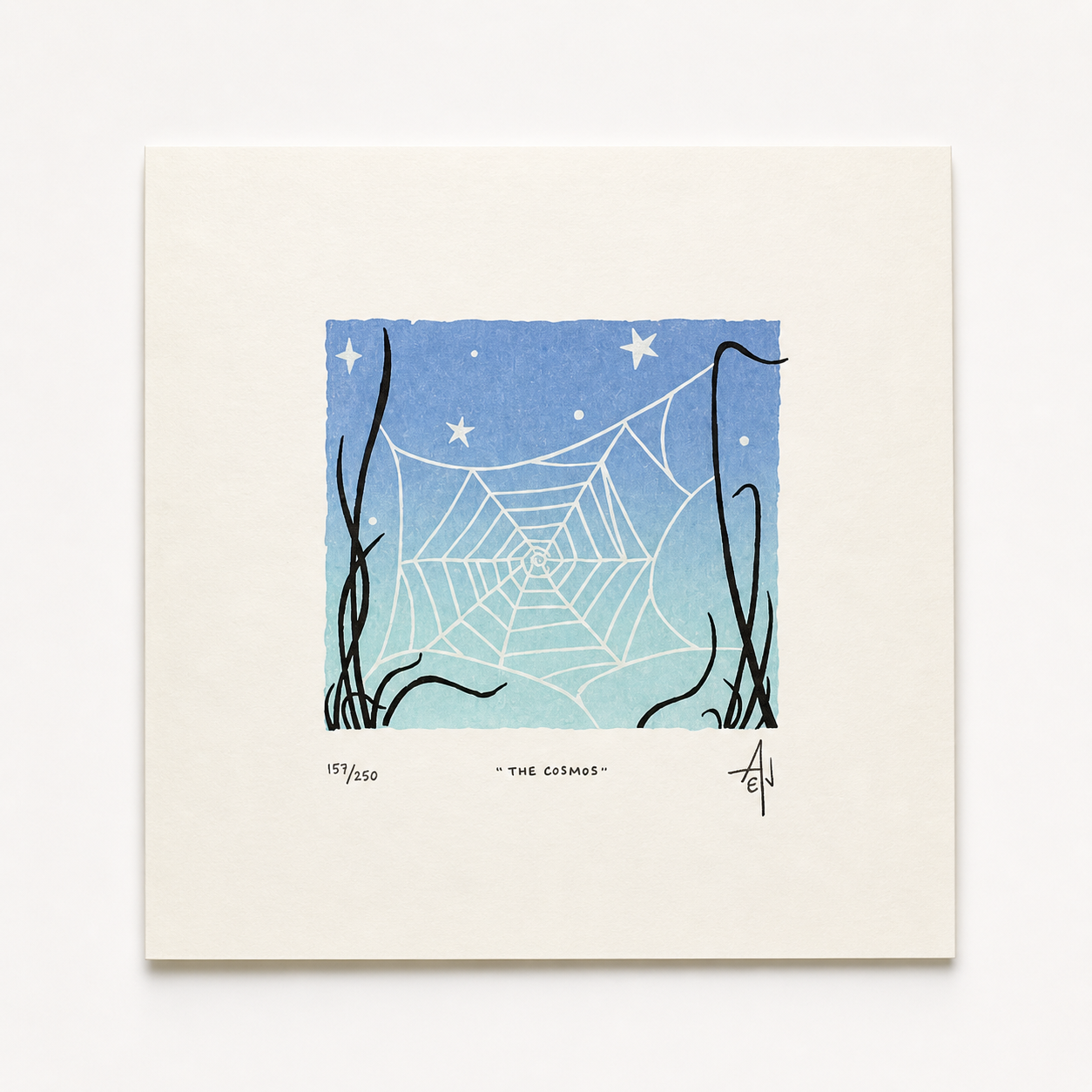 Cosmos Screenprint | Allison & Jonathan Metzger (IA)