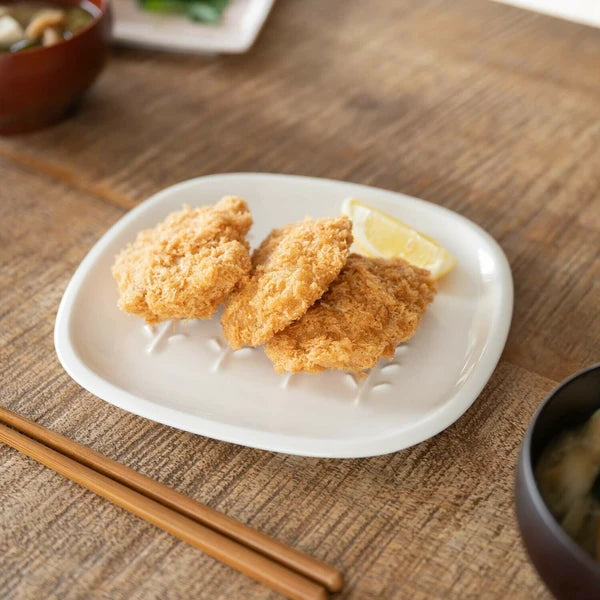 Ceramic Toast Dish | White | Miyama (Japan)