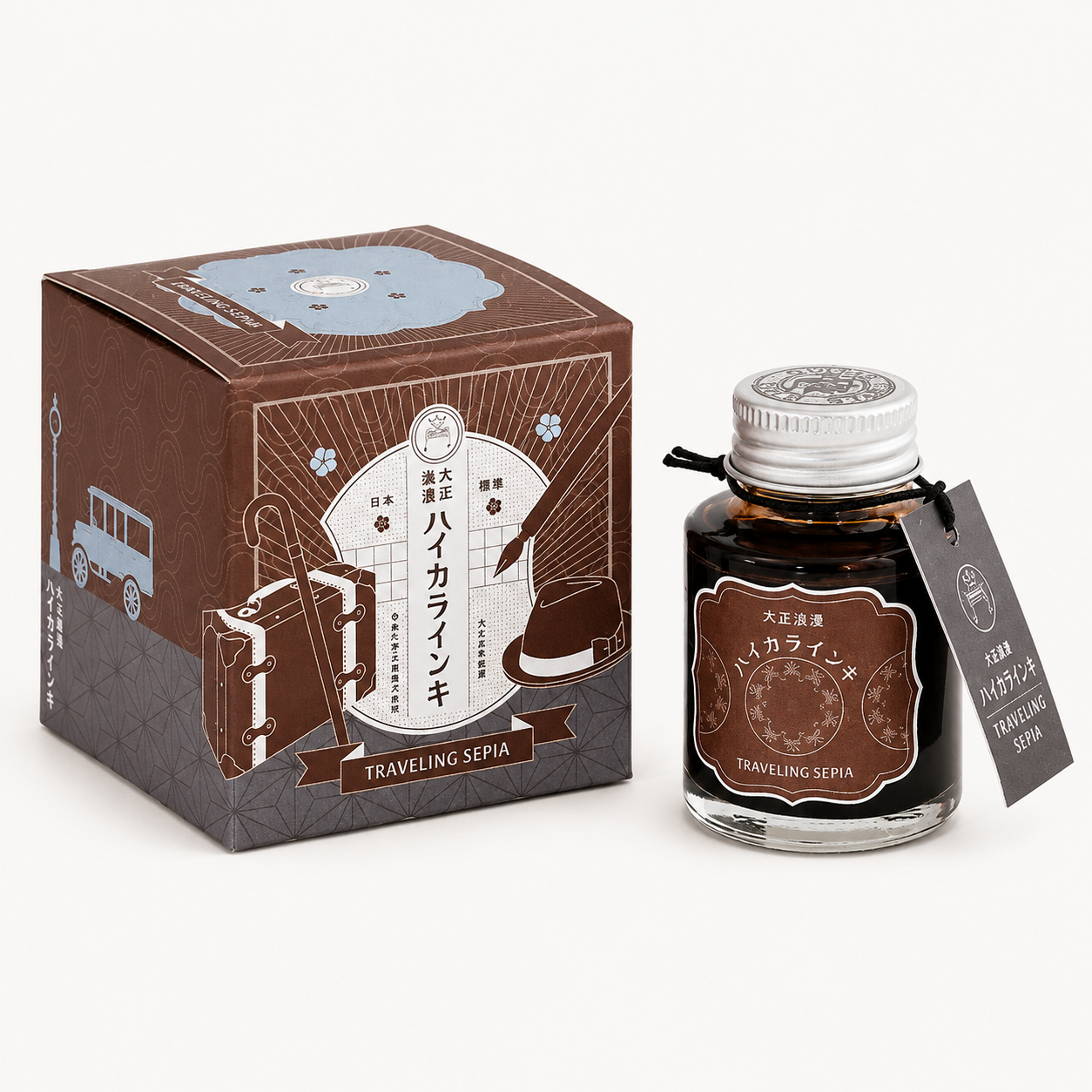 Guitar Taisho Roman Ink | Traveling Sepia | Teranishi Chemical Co. (Japan)