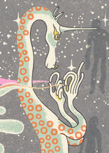 Load image into Gallery viewer, Unicorn and Ghost Screen Print | Daria Tessler (OR)