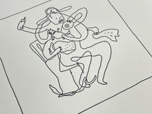 Load image into Gallery viewer, Multitasking Letterpress Print | Liana Finck (NY)