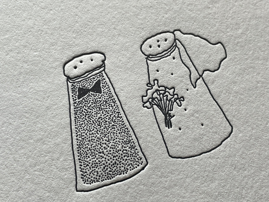 Salt and Pepper Letterpress Print | Liana Finck (NY)