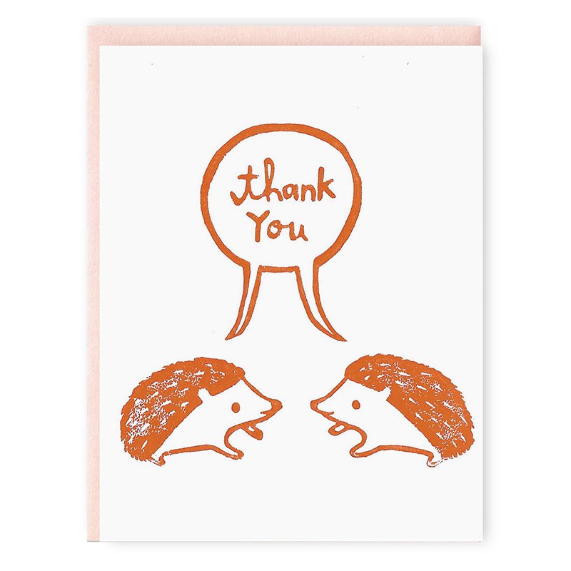 Hedgehog Thank You | Ghost Academy (CA)