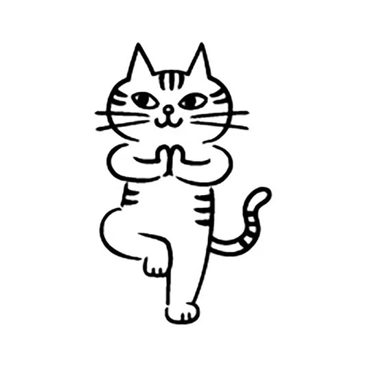 Yoga Cat Stamp | Decole (Japan)