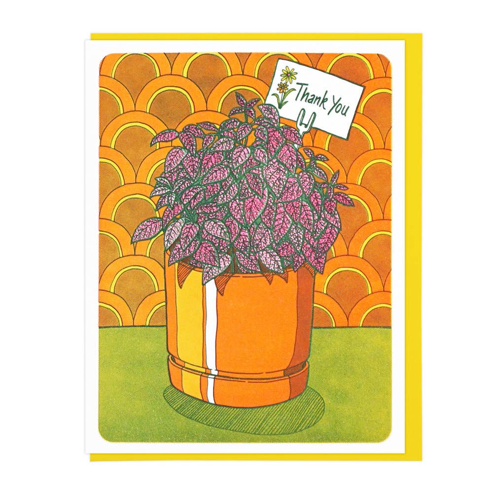 Polka Dot Plant Thank You | Lucky Horse Press (NJ)
