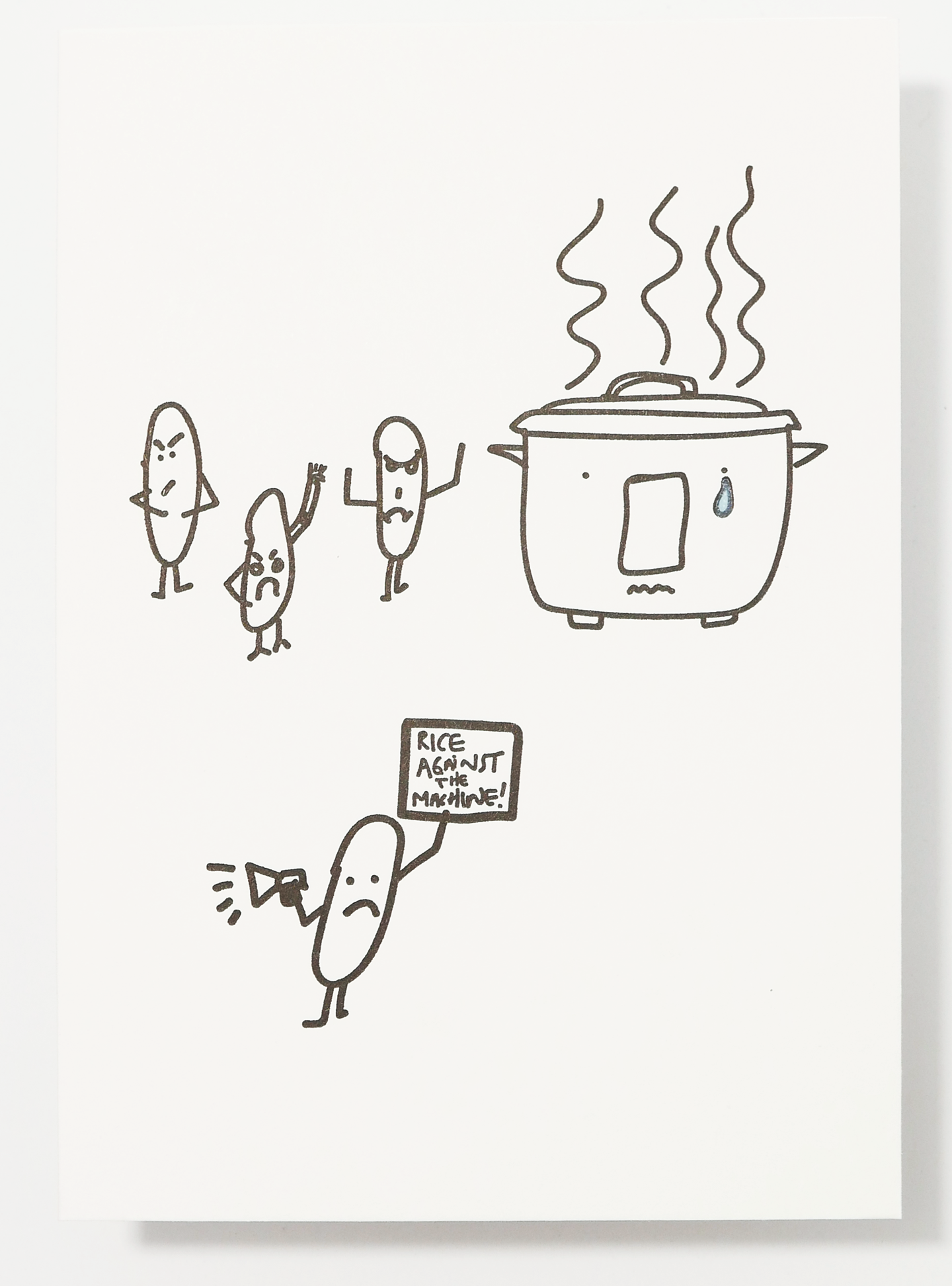 Rice Against The Machine Card
