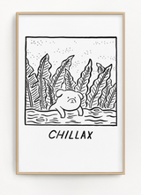 Load image into Gallery viewer, Chillax Art Print | Satoshi Kurosaki