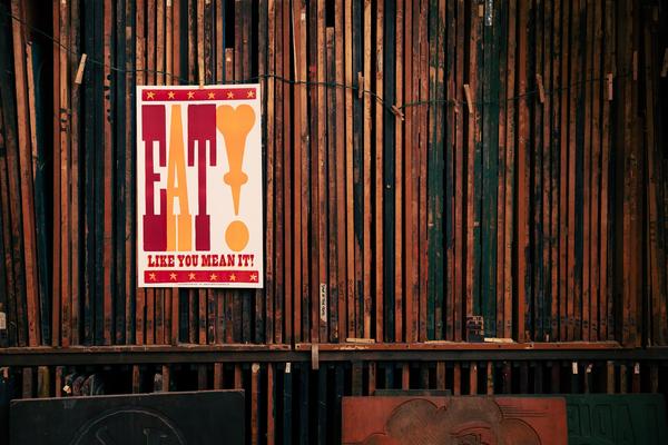 Eat Like You Mean It! | Hatch Show Print (TN)