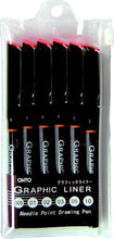Load image into Gallery viewer, Graphic Liner Needle Point Drawing Pen | OHTO (Japan)