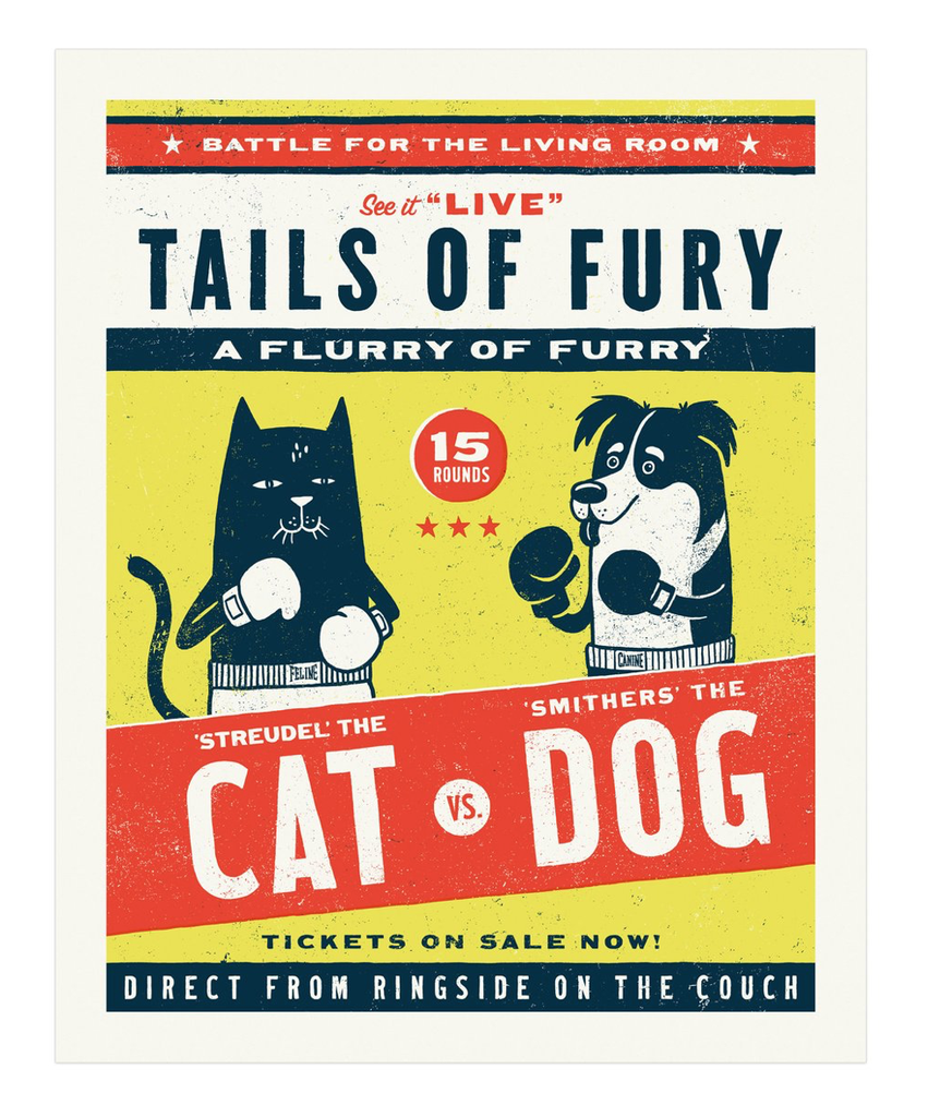 Tails of Fury Art Print | Factory 43 (WA)