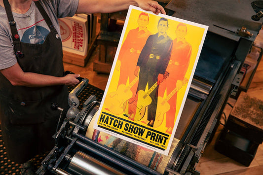 Triple Johnny Cash | Hatch Show Print (TN)