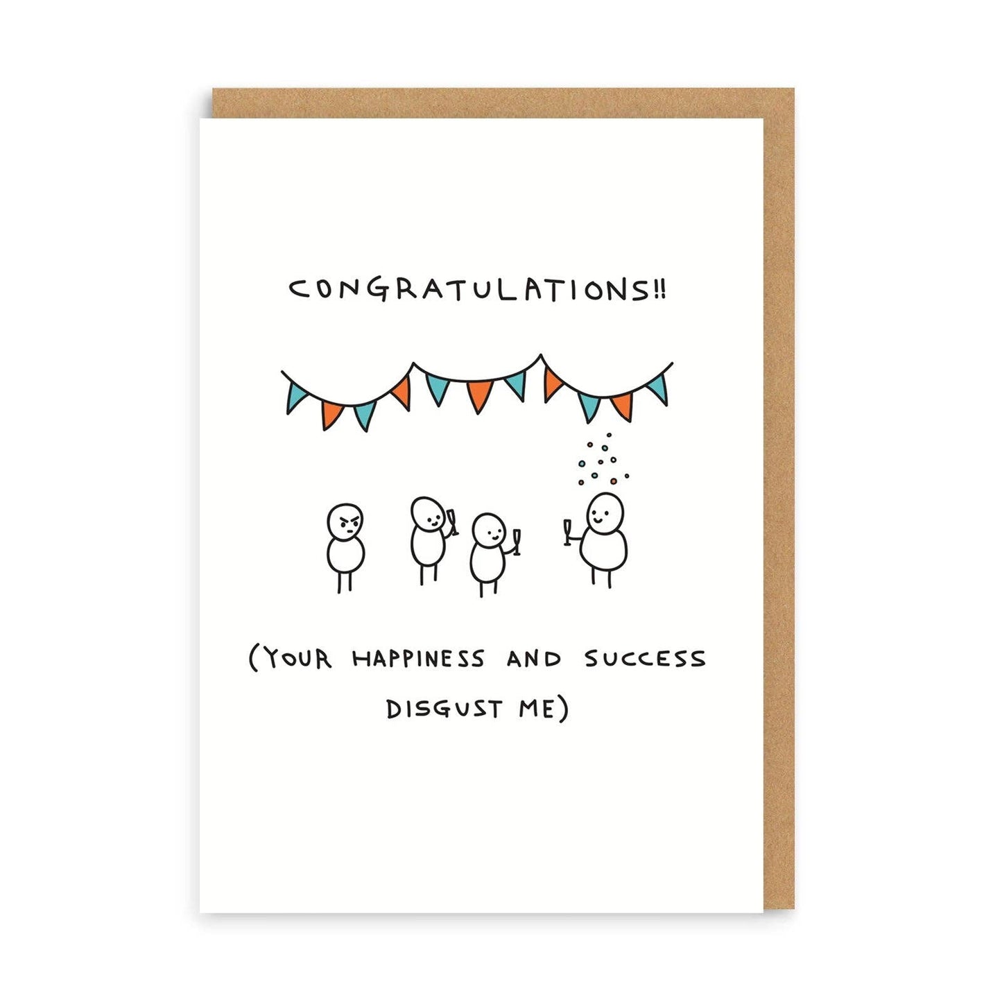 Your Sucess Disgusts Me Card | Paul Gandhi (UK)