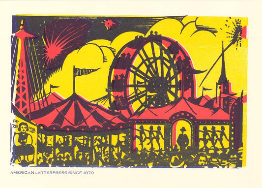 Ferris Wheel Window Card | Hatch Show Print (TN)