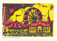 Load image into Gallery viewer, Ferris Wheel Window Card | Hatch Show Print (TN)