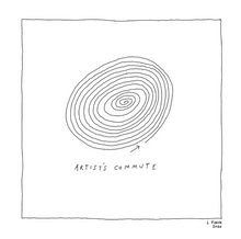 Load image into Gallery viewer, Artist's Commute Letterpress Print | Liana Finck (NY)