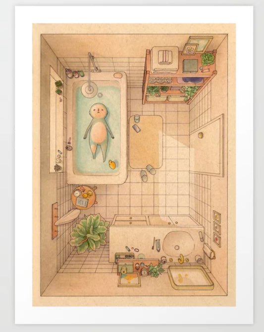 Another Bath Art Print | Felicia Chiao (CA)