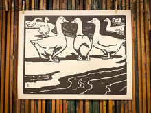 Load image into Gallery viewer, Barnyard Geese | Hatch Show Print (TN)