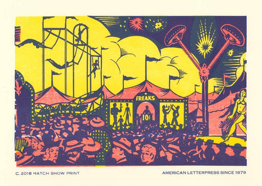 Freaks Window Card | Hatch Show Print (TN)