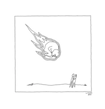 Load image into Gallery viewer, Baby Asteroid Letterpress Print | Liana Finck (NY)