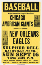 Load image into Gallery viewer, Chicago Vs. New Orleans | Hatch Show Print (TN)