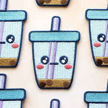 Load image into Gallery viewer, Sad Boba Iron-On Patch | Robot Dance Battle (CA)