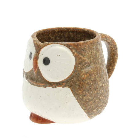 Ceramic Brown Owl Mug (Japan)