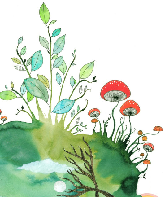 The World Awaits Art Print | Melissa Moss (NC)