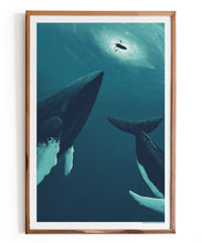 Load image into Gallery viewer, Hero Whales II by Alex Hanke (hamburg) | A2