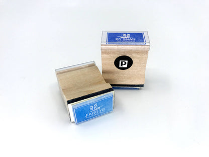 By Snail Wooden Handle Rubber Stamp | Portland Stamp Company (OR)