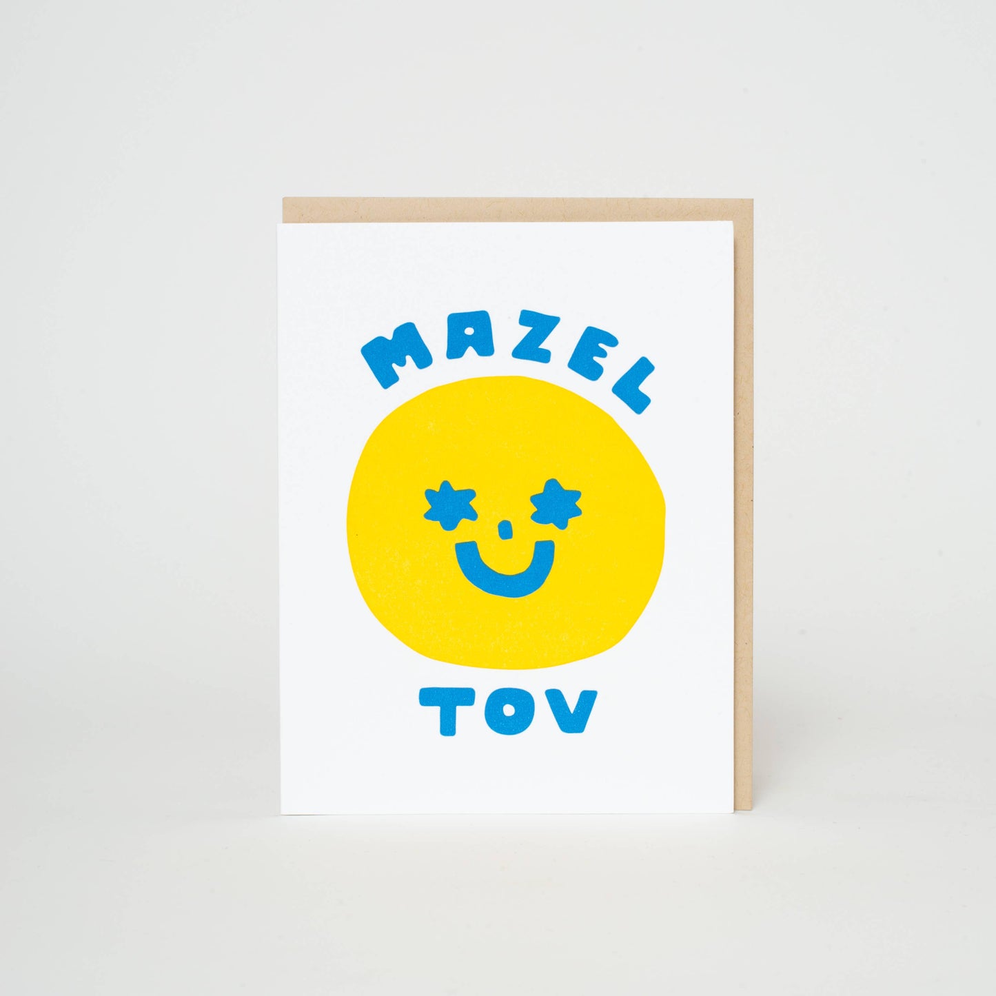 Mazel Tov Congratulations Letterpress Card | Egg Press (OR)