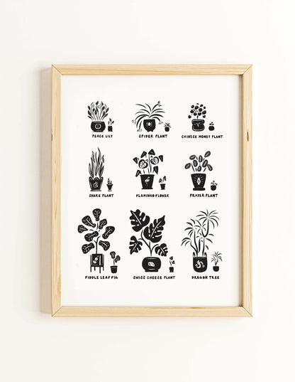 Baby Plants Illustrated Art Print | Ellen Orchard (TX)