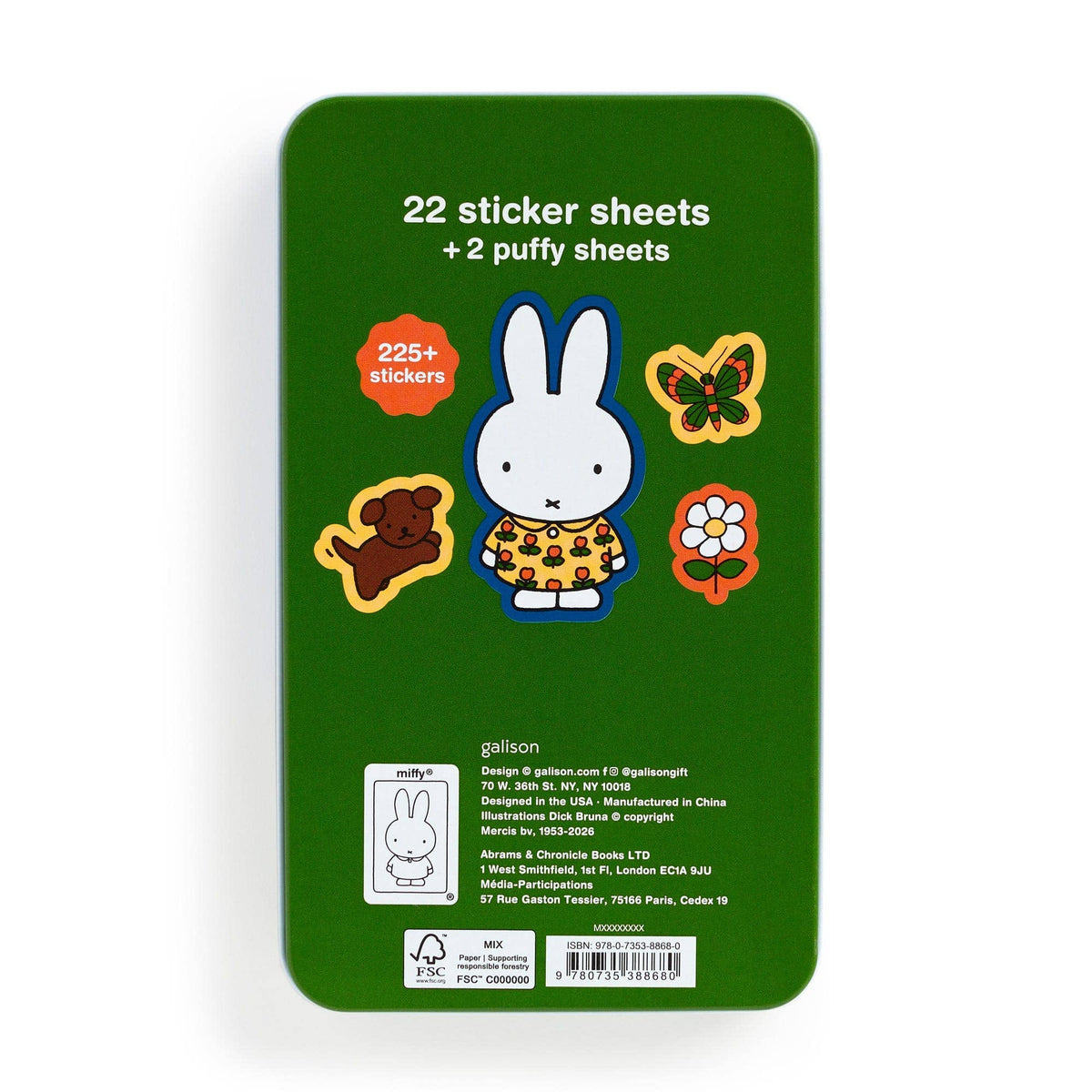 Miffy Sticker Tin | Dick Bruna
