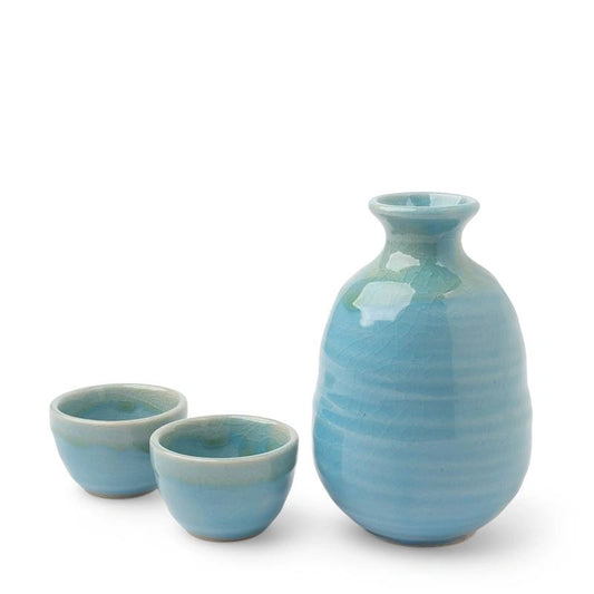 Ceramic Jade Glaze Sake Set | Japan