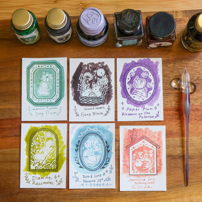 Flower Tales ink swatch cards by Thousand Skies, alternate view 7