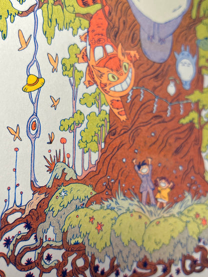 Totoro Riso Print (Small) | Natalie Andrewson (CA)