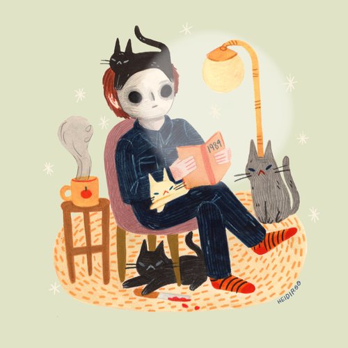 M.Myers Night Off Art Print | Heidi Moreno (CA)