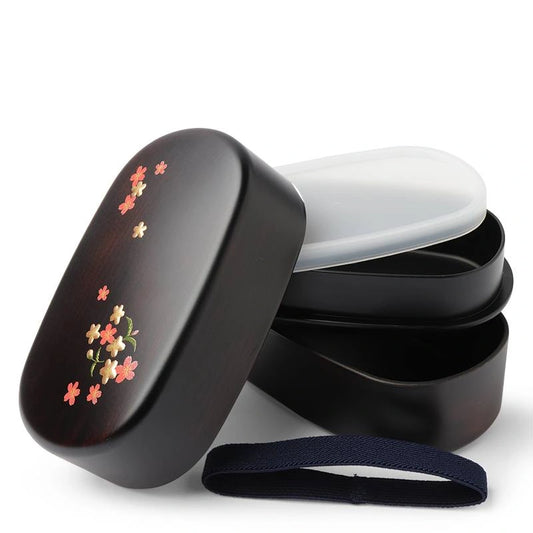 Sakura Blossom Woodgrain Bento Set(Japan)