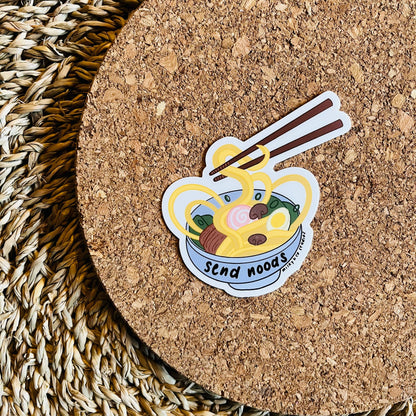 Send Noods Vinyl Sticker | Milky & Co. Studios (AZ)