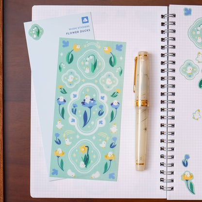Flower Duck washi sticker sheet by Thousand Skies, alternate view 3